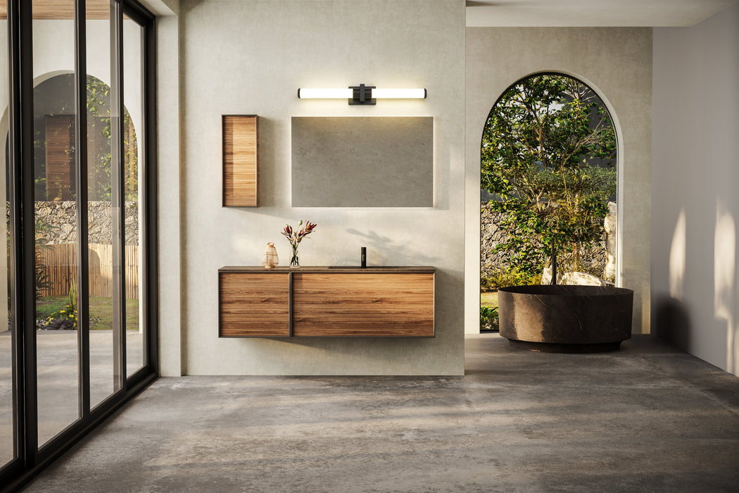 Vanity Z-Lite 1019-32W-MB-LED Matte Black Idris 1 Light Vanity Z-Lite