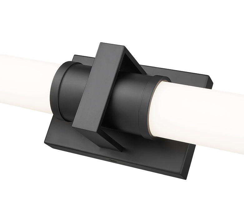 Vanity Z-Lite 1019-40W-MB-LED Matte Black Idris 1 Light Vanity Z-Lite