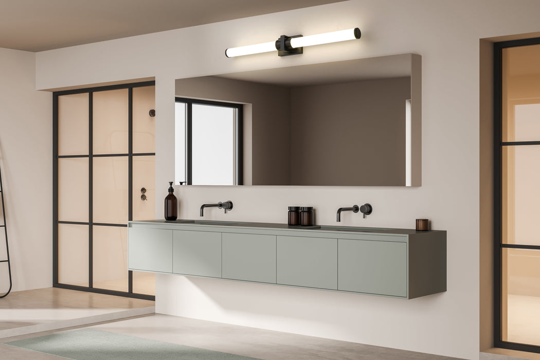 Vanity Z-Lite 1019-40W-MB-LED Matte Black Idris 1 Light Vanity Z-Lite