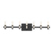 Eurofase 45238-021 Albany 32" Silver-Black Mix LED Vanity Light