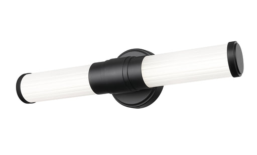 Vanity Z-Lite 1020-18W-MB-LED Matte Black Warwick 1 Light Vanity Z-Lite