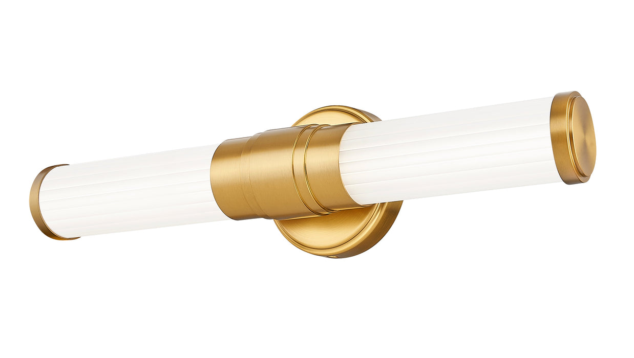 Vanity Z-Lite 1020-18W-MGLD-LED Modern Gold Warwick 1 Light Vanity Z-Lite