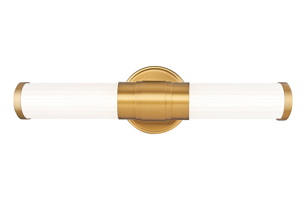 Vanity Z-Lite 1020-18W-MGLD-LED Modern Gold Warwick 1 Light Vanity Z-Lite