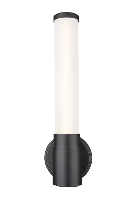 Wall Sconce Z-Lite 1020-1S-MB-LED Matte Black Warwick 1 Light Wall Sconce Z-Lite