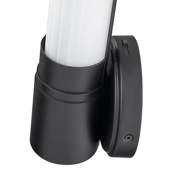 Wall Sconce Z-Lite 1020-1S-MB-LED Matte Black Warwick 1 Light Wall Sconce Z-Lite