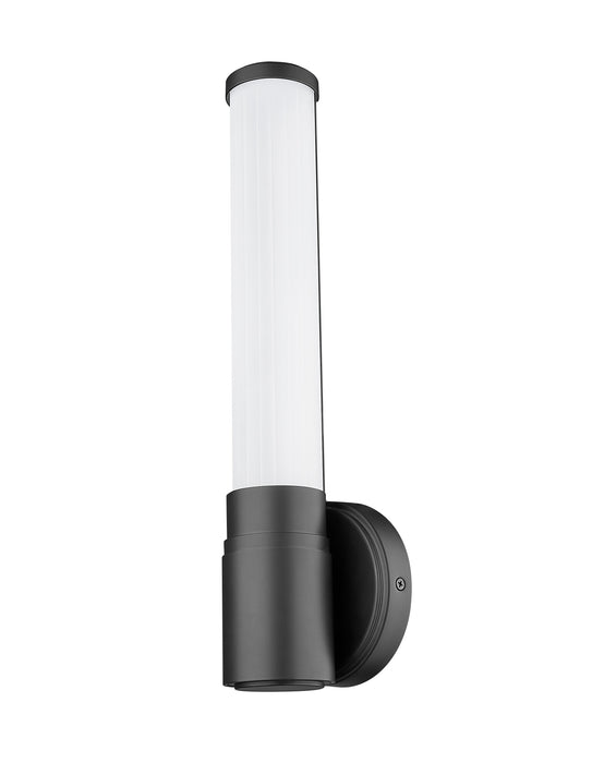 Wall Sconce Z-Lite 1020-1S-MB-LED Matte Black Warwick 1 Light Wall Sconce Z-Lite