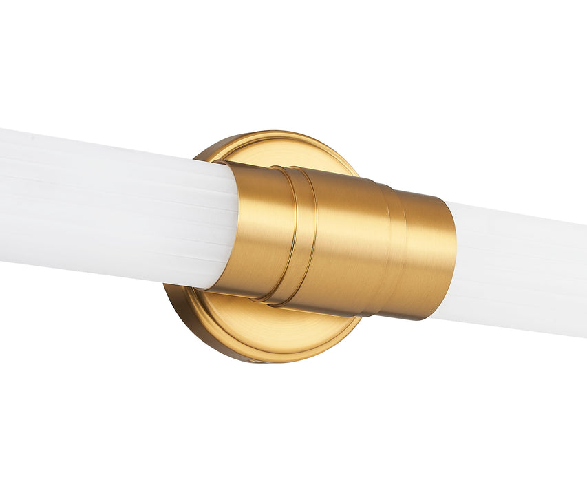 Vanity Z-Lite 1020-25W-MGLD-LED Modern Gold Warwick 1 Light Vanity Z-Lite