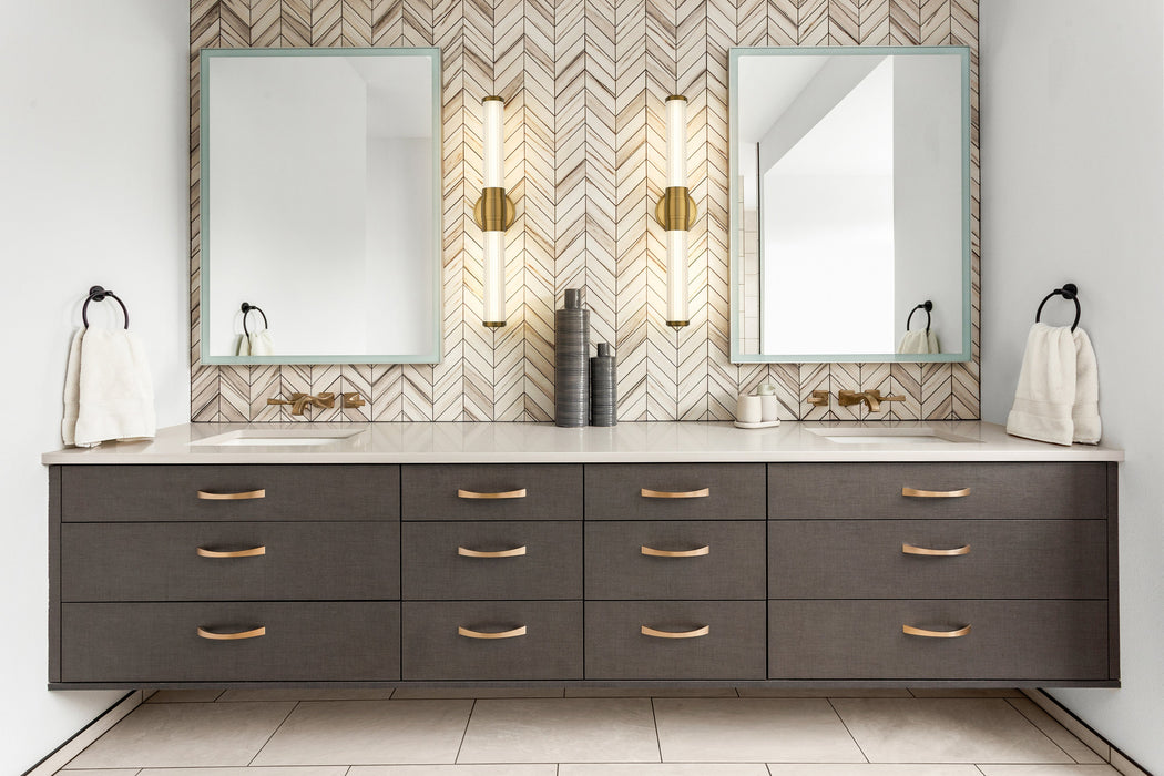 Vanity Z-Lite 1020-25W-MGLD-LED Modern Gold Warwick 1 Light Vanity Z-Lite