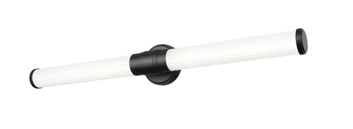 Vanity Z-Lite 1020-32W-MB-LED Matte Black Warwick 1 Light Vanity Z-Lite