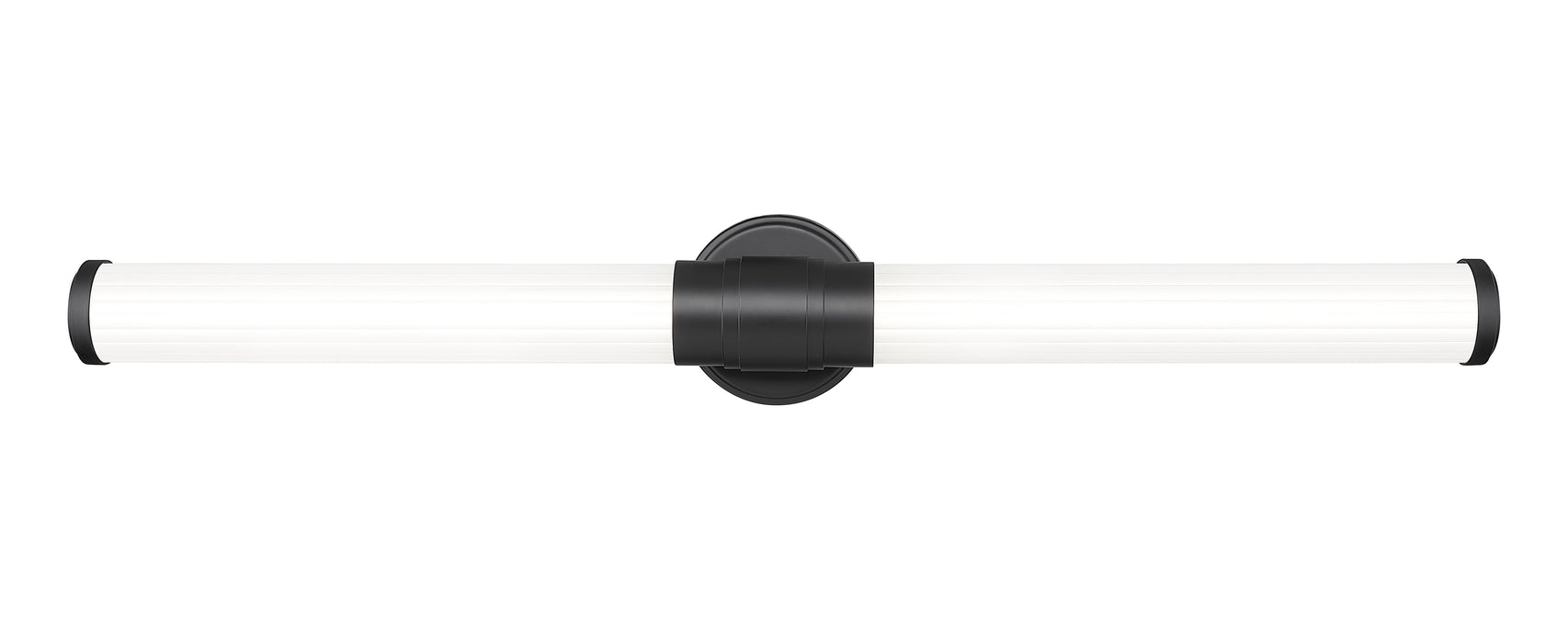 Vanity Z-Lite 1020-32W-MB-LED Matte Black Warwick 1 Light Vanity Z-Lite