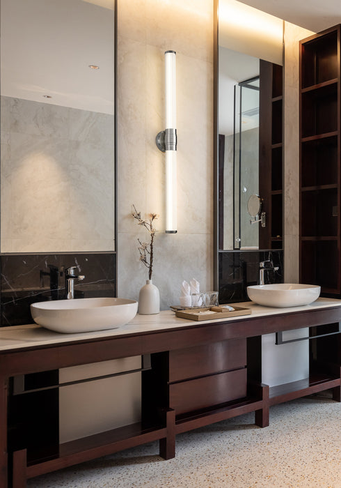 Vanity Z-Lite 1020-40W-BN-LED Brushed Nickel Warwick 1 Light Vanity Z-Lite