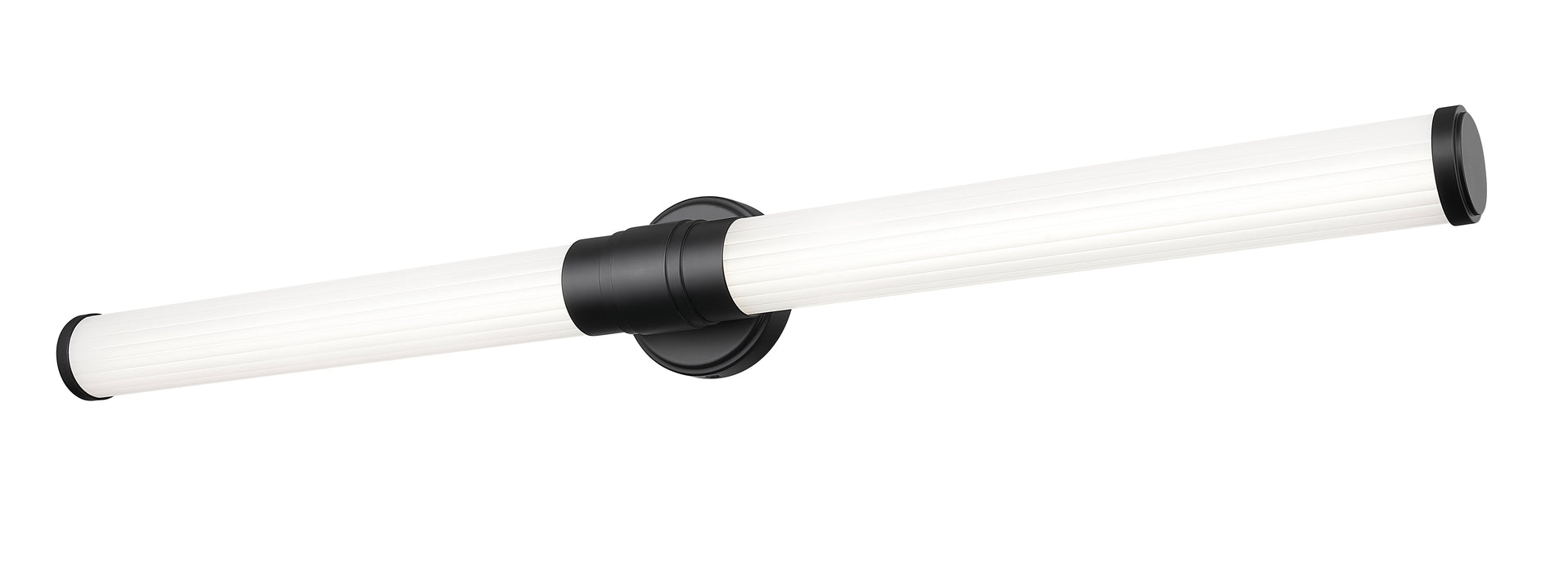 Vanity Z-Lite 1020-40W-MB-LED Matte Black Warwick 1 Light Vanity Z-Lite