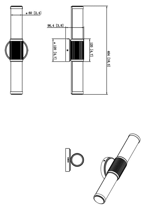 Vanity Z-Lite 1021-18W-CH-LED Chrome Solange 1 Light Vanity Z-Lite