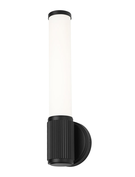 Wall Sconce Z-Lite 1021-1S-MB-LED Matte Black Solange 1 Light Wall Sconce Z-Lite