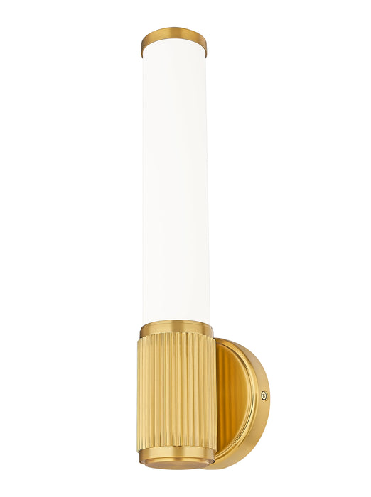 Wall Sconce Z-Lite 1021-1S-MGLD-LED Modern Gold Solange 1 Light Wall Sconce Z-Lite