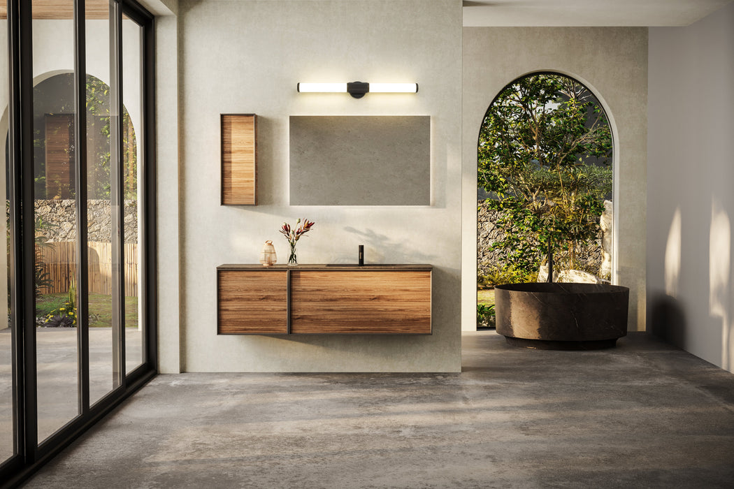 Vanity Z-Lite 1021-32W-MB-LED Matte Black Solange 1 Light Vanity Z-Lite