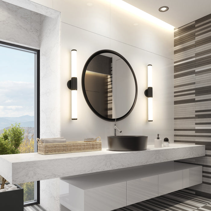 Vanity Z-Lite 1021-32W-MB-LED Matte Black Solange 1 Light Vanity Z-Lite