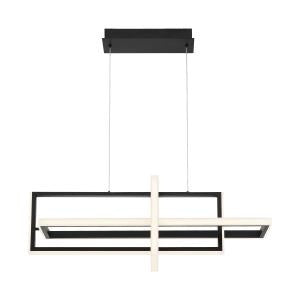 Eurofase 39323-019 Bordo 38" Matte Black LED Chandelier