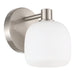 Vanity Light Thesis 207002A Valentina 5 inch 1 light Brushed Nickel Vanity Light with Etched Opal Glass Shade THESIS