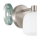 Vanity Light Thesis 207002A Valentina 5 inch 1 light Brushed Nickel Vanity Light with Etched Opal Glass Shade THESIS