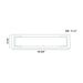 Eurofase 37074-012 Thornhill 19.75" Powder Coat Black LED Wall Sconce