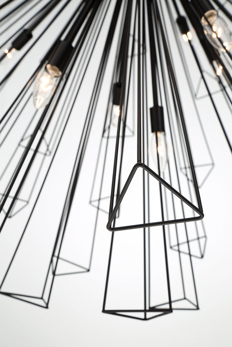 Eurofase 43865-017 Dendelio 54" Matte Black Chandelier