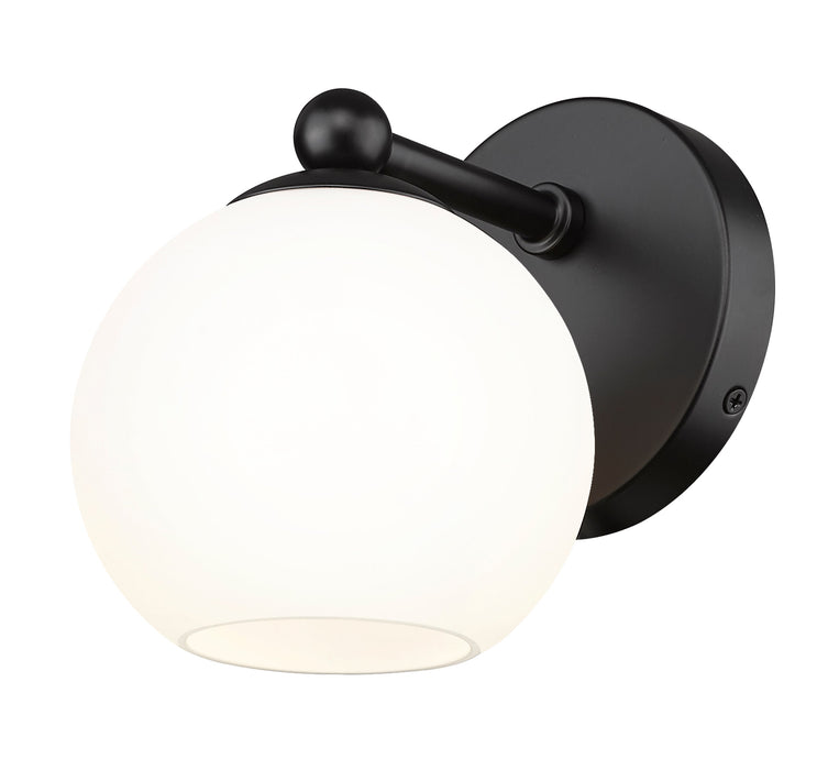 Wall Sconce Z-Lite 1100-1S-MB Matte Black Neoma 1 Light Wall Sconce Z-Lite