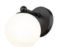 Wall Sconce Z-Lite 1100-1S-MB Matte Black Neoma 1 Light Wall Sconce Z-Lite