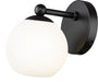 Wall Sconce Z-Lite 1100-1S-MB Matte Black Neoma 1 Light Wall Sconce Z-Lite