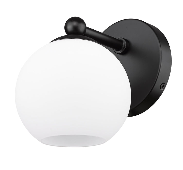 Wall Sconce Z-Lite 1100-1S-MB Matte Black Neoma 1 Light Wall Sconce Z-Lite