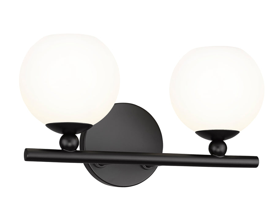 Vanity Z-Lite 1100-2V-MB Matte Black Neoma 2 Light Vanity Z-Lite