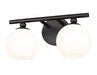 Vanity Z-Lite 1100-2V-MB Matte Black Neoma 2 Light Vanity Z-Lite