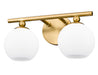 Vanity Z-Lite 1100-2V-MGLD Modern Gold Neoma 2 Light Vanity Z-Lite