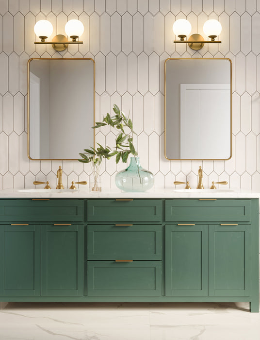 Vanity Z-Lite 1100-2V-MGLD Modern Gold Neoma 2 Light Vanity Z-Lite