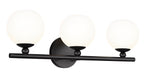 Vanity Z-Lite 1100-3V-MB Matte Black Neoma 3 Light Vanity Z-Lite