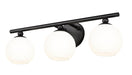 Vanity Z-Lite 1100-3V-MB Matte Black Neoma 3 Light Vanity Z-Lite