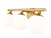 Vanity Z-Lite 1100-3V-MGLD Modern Gold Neoma 3 Light Vanity Z-Lite