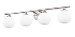 Vanity Z-Lite 1100-4V-BN Brushed Nickel Neoma 4 Light Vanity Z-Lite
