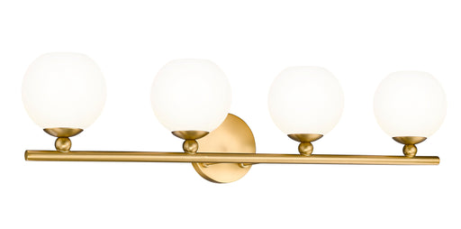 Vanity Z-Lite 1100-4V-MGLD Modern Gold Neoma 4 Light Vanity Z-Lite