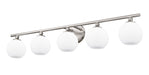 Vanity Z-Lite 1100-5V-BN Brushed Nickel Neoma 5 Light Vanity Z-Lite