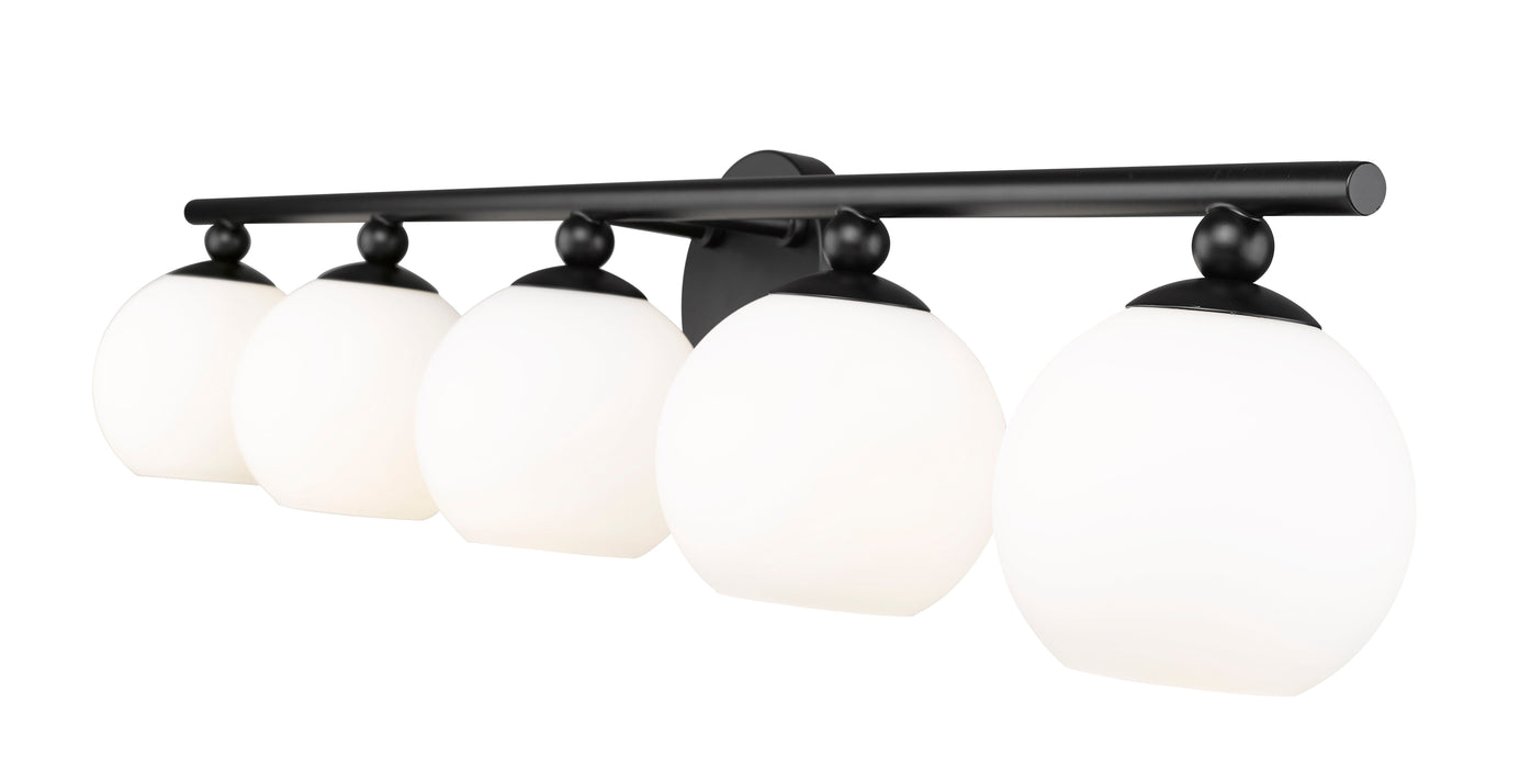 Vanity Z-Lite 1100-5V-MB Matte Black Neoma 5 Light Vanity Z-Lite