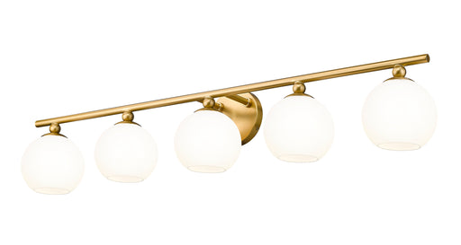 Vanity Z-Lite 1100-5V-MGLD Modern Gold Neoma 5 Light Vanity Z-Lite