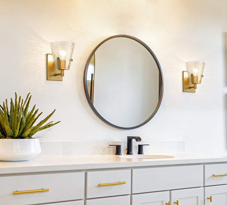 Wall Sconce Z-Lite 1101-1S-MGLD Modern Gold Analia 1 Light Wall Sconce Z-Lite