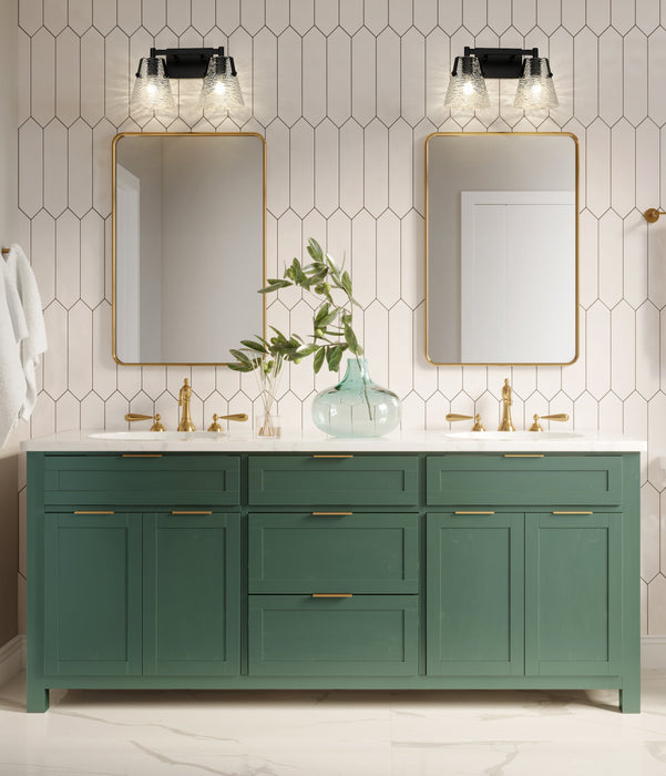 Vanity Z-Lite 1101-2V-MB Matte Black Analia 2 Light Vanity Z-Lite