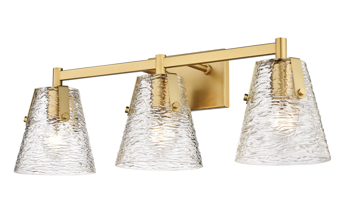 Vanity Z-Lite 1101-3V-MGLD Modern Gold Analia 3 Light Vanity Z-Lite