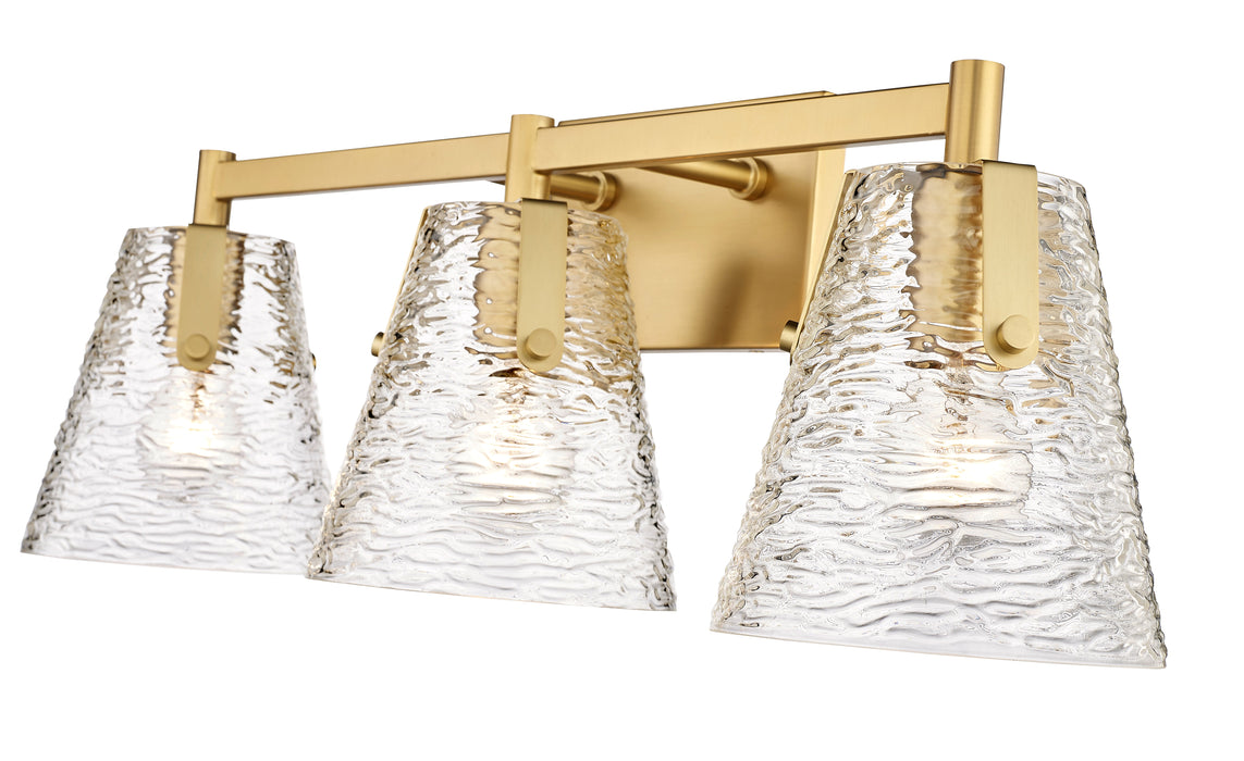 Vanity Z-Lite 1101-3V-MGLD Modern Gold Analia 3 Light Vanity Z-Lite