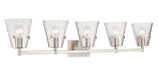 Vanity Z-Lite 1101-5V-BN Brushed Nickel Analia 5 Light Vanity Z-Lite