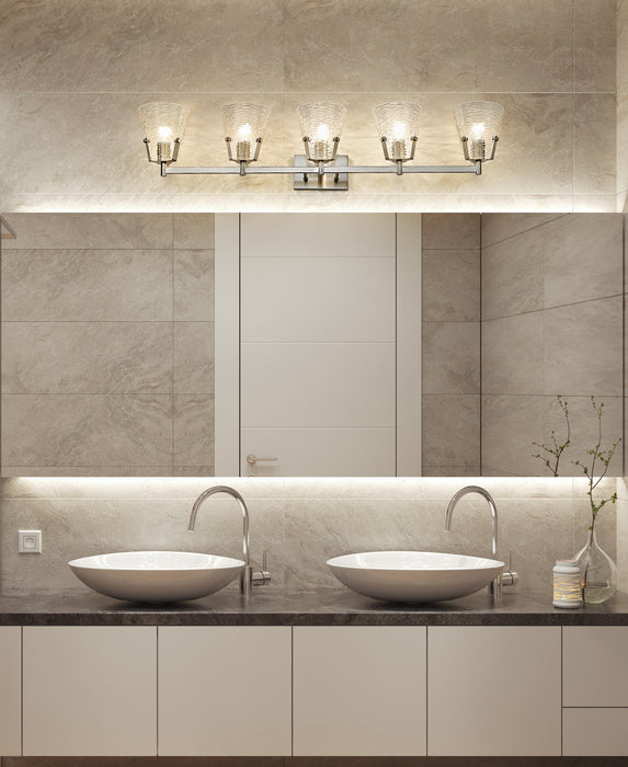 Vanity Z-Lite 1101-5V-BN Brushed Nickel Analia 5 Light Vanity Z-Lite