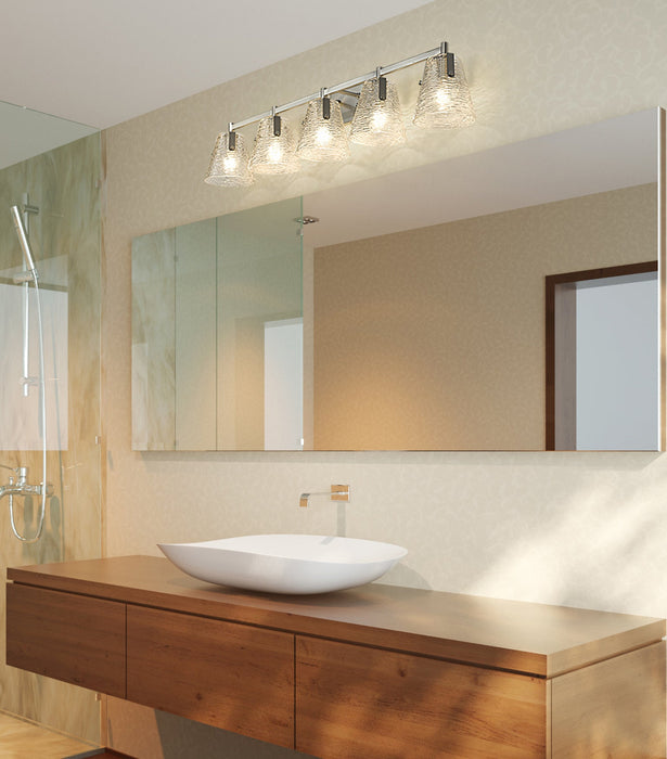 Vanity Z-Lite 1101-5V-BN Brushed Nickel Analia 5 Light Vanity Z-Lite