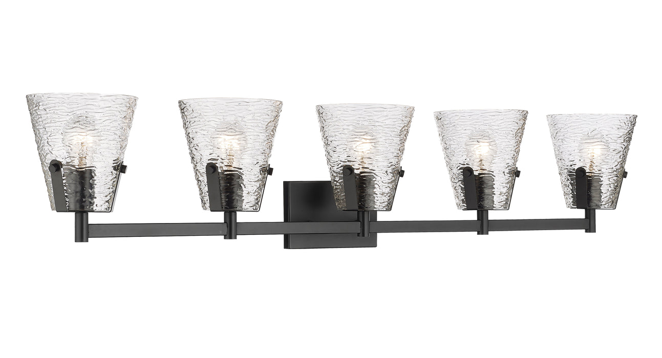 Vanity Z-Lite 1101-5V-MB Matte Black Analia 5 Light Vanity Z-Lite